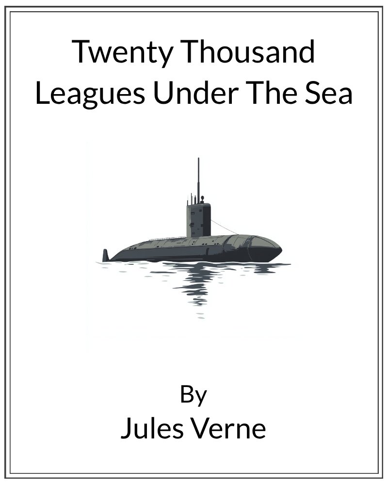 Cover image for Twenty Thousand Leagues Under The Sea - Abridged Version